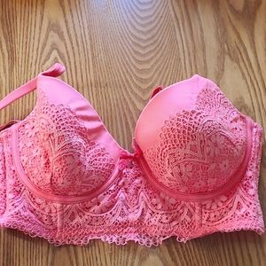 Victoria Secret neon pink convertible bra